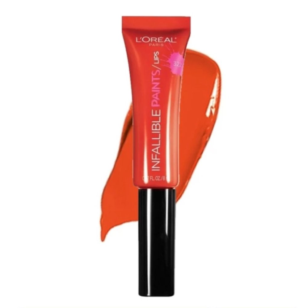 L'Oreal Infallible Paints Lip 322 Orange Envy